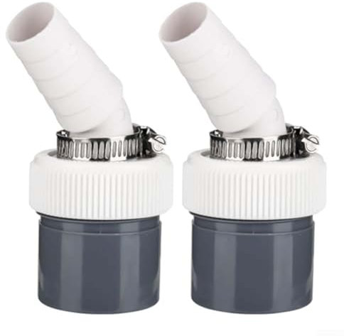 Waste Pipe Connector for Dishwasher Washing Machine, Inlet Diameter 18-24 mm, Outlet Diameter 40 mm, Dishwasher Washing Machine Drain Adapter