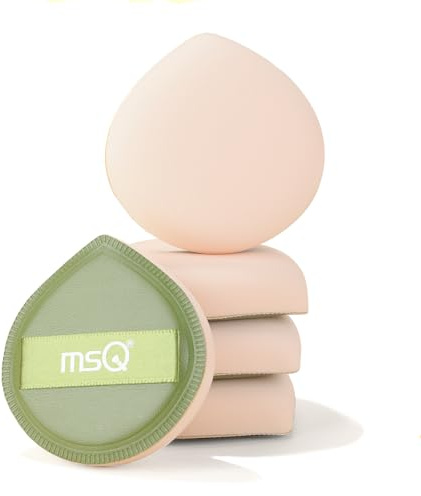MSQ 5 spugnette per make-up in spugna morbida per make-up sponge fondotinta