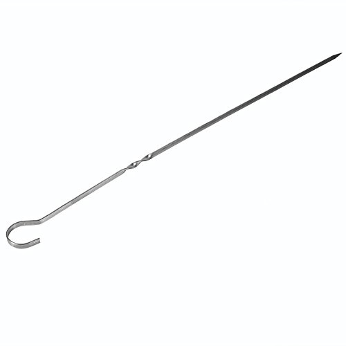 BRRNOO Brochetas De Brocheta, De Metal Para De Metal Acero Inoxidable 10 Piezas 40 Cm Para Asar Carne Pollo Verduras Parrilla Al Aire Libre