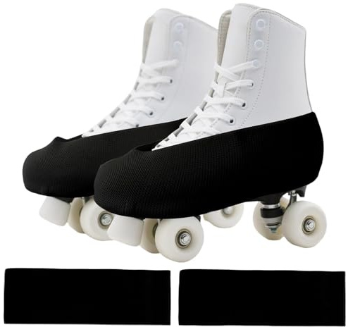 Protège-Lames de Patins Artistiques Protection Souple et Élastique | Housses Douces pour Patins à Roulettes pour Femmes Hommes Garçons Filles Adolescents Adultes Entraînement Sport Hockey sur