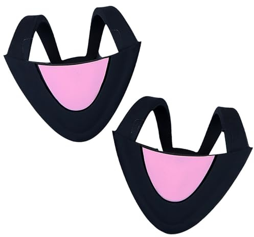 YROHGKPN Orejeras para gatos, colgante, auriculares para juegos, fijación, auriculares estéreo, decoración de silicona, accesorios, accesorios para auriculares de oído de gatos