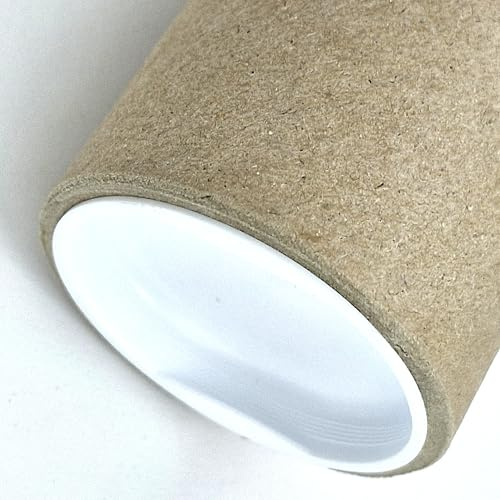F.Lupinski Rouleau d'expédition 20-118cm à paroi épaisse, produit allemand, housse d'expédition et tube d'expédition avec couvercle, tube en carton pour esquisses et dessins grand format (60 cm, 1 x