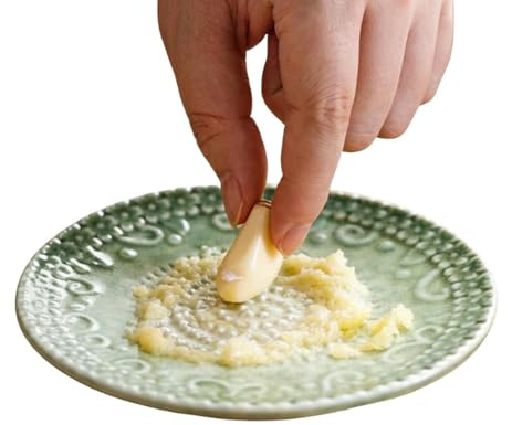 Generic Knoblauchreibe Schale | Käsehobel Schale | Knoblauchreibe Schüssel - Für Tomaten Karotten Püree Arbeitsplatte Küchenlebensmittel Ingwerreiben Butter