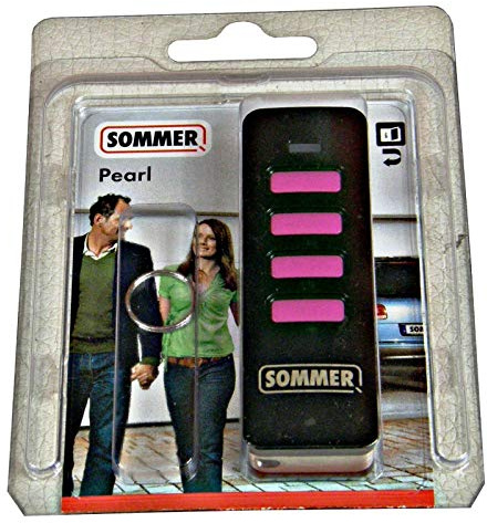 SOMMER Pearl 4018V001 - Telecomando a 4 canali (nero/rosa)