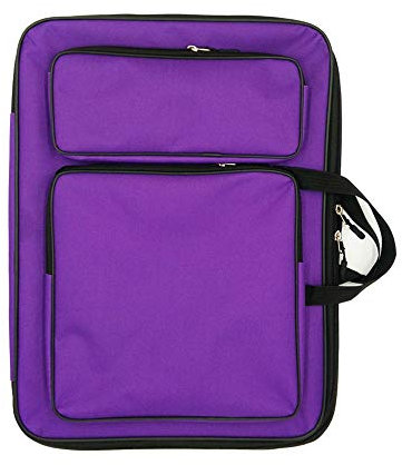 tooloflife Tragbare Kunst-Portfolio-Hülle, 8K Zeichenbrett, Malerei, Skizzenblock, Aufbewahrungstasche, Kunstwerk, Kunstbedarf, Portfolio, Tragetasche, Kunsthandwerk Portfolio für Paletten, Farben,