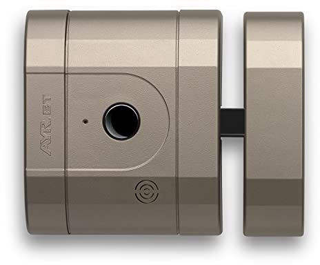 AYR Unsichtbares elektronisches Schloss int_Lock BT mit mattem Nickel-Finish.