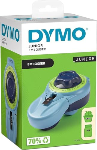 DYMO Etichettatrice a rilievo Junior | stampante per etichette 3D con diseño ABS ultrarresistente