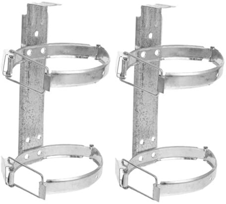 Homoyoyo 2stücke Feuerlöscherhalterung Für Boote Und Utvs Passend Für -feuerlöscher Einfache Wandmontage Ohne Schrauben Platzsparend Und Sicher