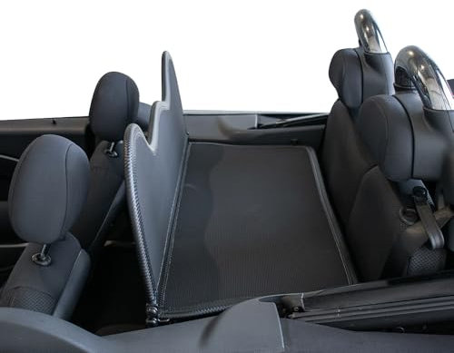 Aperta Filet Coupe-Vent Compatible avec Mini Cooper Cabrio R57 Carbone Filet Anti-remous 100% sur Mesure OEM Qualité Windschott fabriqué aux Pays-Bas