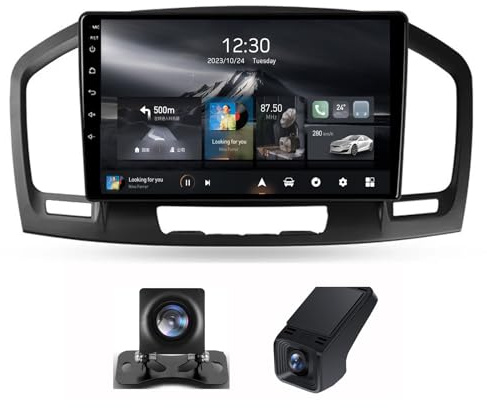 Generic 9 Tum Bilradio Rattreglage för Buick Regal 4 1997-2008 Android 13 CarPlay Android Auto DSP FM RDS DAB+ 4G+Wi-Fi Bluetooth 5.0 GPS Bilnavigering Backkamera+DVR Intelligent röststyrning(NF-1)