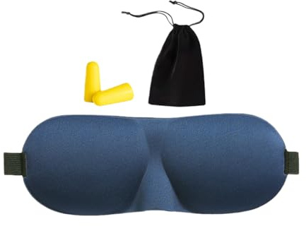 Máscara Para Sueño - Máscara Para Dormir Respirable Y Oscureciente,Máscara De Completa Para Dormir | Viajes, Avión, Yoga, Siesta, Relajación, Descanso, Oficina