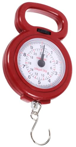 WATIIFUFU Balance Suspendue Portable 10kg en Plastique et Métal Rouge