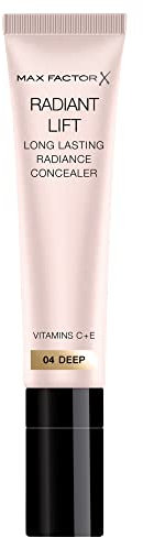 Max Factor Correttore Liquido Radiant Lift, Formula Antietà a Lunga Durata con Vitamine, 04 Deep, 7 ml