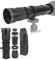 Sharainn Obiettivo telescopico, Zoom Super teleobiettivo 420-800 mm F8,3-16 Zoom con Messa a Fuoco Manuale Teleobiettivo telescopio per Fotocamera Canon con Attacco EF-S, teleobiettivo Zoom(Nero)