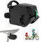 URAQT Corde de Remorquage de Vélo, 2.5m Barre Traction Velo Enfant, Système de Remorquage de Vélo Rétractable, Corde de Traction de Bicyclette Capacité de Charge 90kg