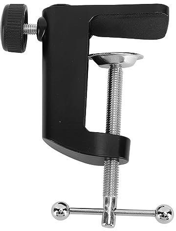 Serre-Joints en C 61mm/2.4 Po, Pince C Réglable en Alliage D'aluminium, Robuste Avec Deux Coussinets Antidérapants pour Lampe de Bureau