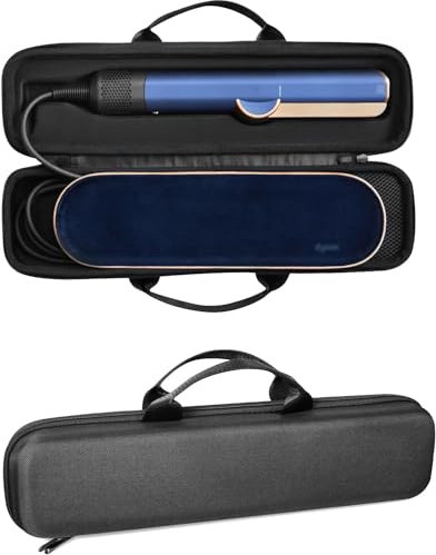 UMavlesFrd Versione europea, compatibile con borsa Dyson Airstrait, borsa da viaggio per piastra per capelli Dyson Airstrait, Nero puro., Semplicità