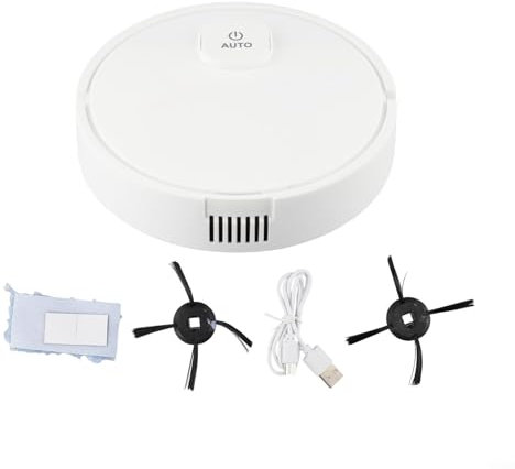 Robot 2 en 1 para limpieza de suelos duros, combina aspiración y trapeador para dueños de mascotas y alérgicos