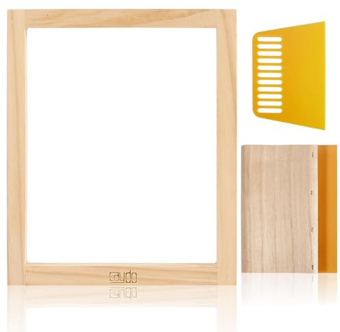 Caydo Screen Printing Frame with Screen Printing Squeegee