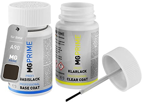 MG PRIME Billack lackstift för BMW A90 Sophistograu Brillianteffekt +1K