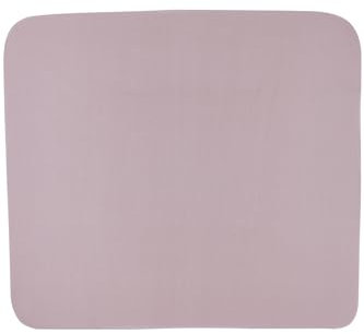 Meyco Baby Uni Wickelauflagenbezug, Bezug für Wickeltischauflage (weich und hautfreundlich, aus 100% Baumwolle, waschbar, einfache Pflege, trocknergeeignet, Größe: 85 x 75 cm), Lilac