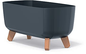 Prosperplast Gracia Case Pot de Fleurs rectangulaire - 19,5 x 39 x 18,7 cm - pour l'intérieur et l'extérieur - Résistant aux intempéries - avec abnehmba