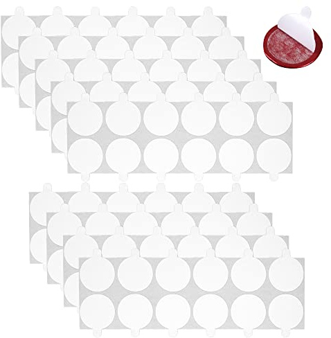 WARFEL Double Sided Adhesive Dots for Wax Seal, 312 Pieces 1 Inch Stickers Round Adhesive Backing for Wax Sealing DIY Craft