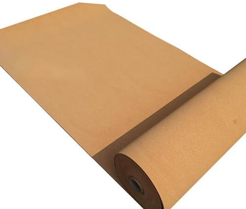 Liege Rouleau, Tableau Liège Grand Format, Rouleau Liège Haute Densité, Dalles Sol En Liège, Isolation Phonique, 6mm 8mm D'Épaisseur, Pour Les Fournitures De Bricolage À La MaisonBraun(Thick 6mm,1mx1m