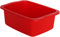 START Machiavelli catino rettangolare Bacinella in plastica di capacità 10L. Vaschetta multiuso misure 42 x 31 x 15,5 cm (Rosso)