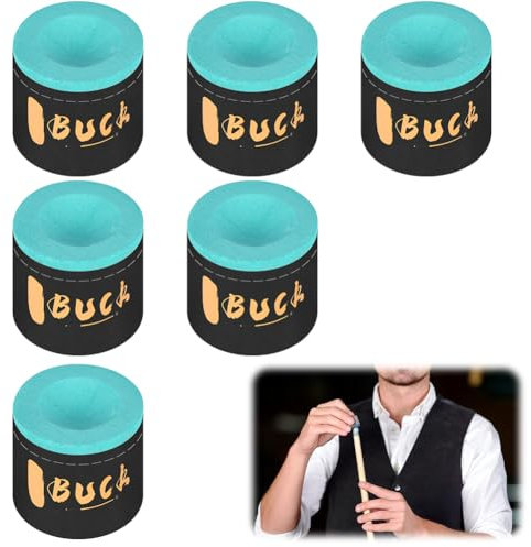flintronic Billard Chalk, 6PCS Snooker Chalk Billardkreide, Pool Queue Würfel, rutschfeste Pool Queue Kreide, für Home, Bars, Turniere, Spiele