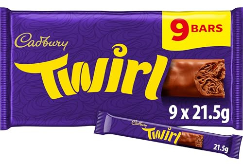Cadbury Twirl Milk Chocolate Bars, 193.5 g (Pack of 1)