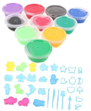 Milisten Set Pâte Modeler Autodurcissante Couleurs Ultralégère avec Outils de Modelage pour Garçon Fille Pâte Modeler Séchante Air Non Collante Kit Créatif pour Filles et Garçons