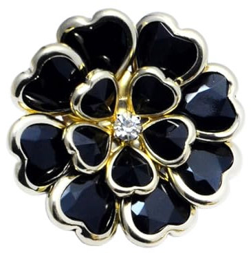 Knappar med klämma - vintage gör-det-själv blomformad metallkläddekoration, anpassningstillbehör för blusknappar - för dam, , mamma, fru, dotter, Se référer au descriptif, Se beskrivningen, Se