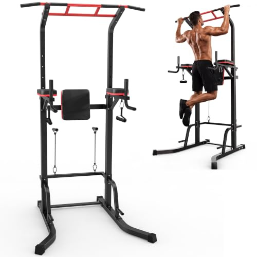 Roygym Power Tower Pull Up Bar Station, 230KG Dip Station