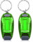 kwmobile 2er Set LED Sicherheitslicht - Blinklicht Licht Clip - Joggen mit Batterien Klett Armband - mehr Sichtbarkeit bei Dunkelheit - COB Upgrade