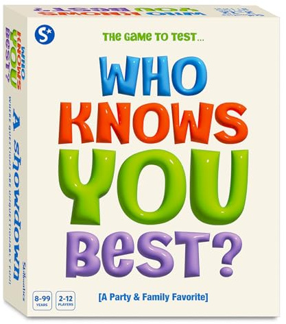 Skillmatics Card Game - Who Knows You Best?, Family Party Game for Boys, Girls, Teens, Adults, Fun for Game Nights, for Ages 8, 9, 10 and Up