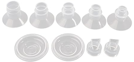 Inserto flangia per scudi/flange Inserti flangiati 13/15/17/19/21mm per tiralatte indossabile con diaframma DuckbillValve Silicone Capezzolo Shield