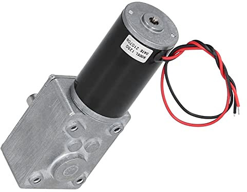 Tbestlüftermotoren, Wurmgetriebe Motor Selbstverriegelung Elektrische Stempel Aluminium Reduktion 12v80 U/Min (80RPM)