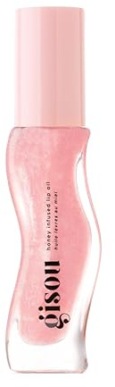 Gisou Honey Infused Lip Oil – Hydrating & Glossy Lip Oil with Mirsalehi Honey & Jojoba Seed Oil, Non-Sticky Shine, Watermelon Sugar, 0.27 Fl Oz
