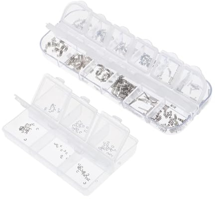 JISADER Orologio lunetta cassa interna pulsante molla con scatola di immagazzinaggio strumenti di riparazione orologio pratici accessori portatili per