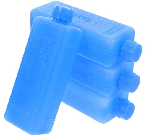 Toyvian Paquete De 4 Cajas De Hielo Reutilizables para Aire Acondicionado Ventilador Y Refrigerador con Tapa Antiderrame Material Seguro Y Ligero