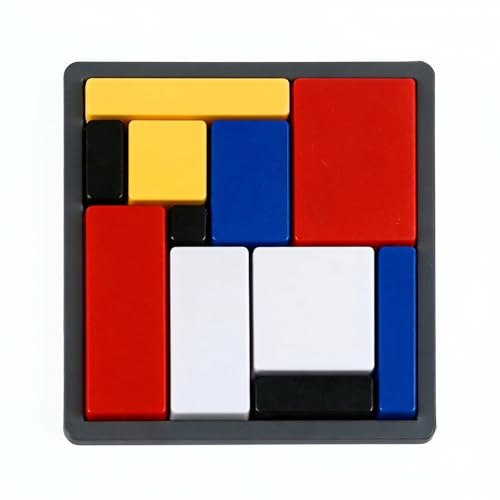 Logic Brain Teaser Puzzles, 88-Level Puzzle Game with 4 Difficulty Levels, Engaging Logic Training Thinking Game, Brain Challenging Block Puzzle Game for Adults & Teens