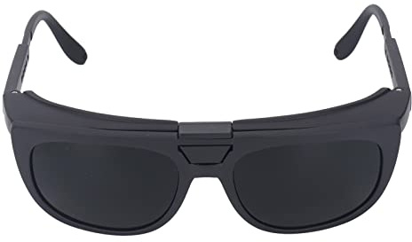 Welder Goggles, Safe Flip Up Design Slip Proof Welding Glasses Accessory for Working (Dark Green IR8.0)