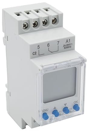 Interruttore Digitale Astronomico ASTROSOL – 2 Moduli DIN – Programmazione Giornaliera, Settimanale e Astronomica