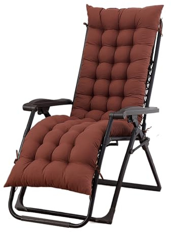 GAOXIAO Cojines para Tumbonas, Cojín Grueso Y Cómodo Exterior Jardin, Hamaca Silla Almohadón De Repuesto Universal con Correa Antideslizante para Columpio De Patio Interior