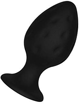 Strukturierter Silikon-Analplug, 5,8 cm