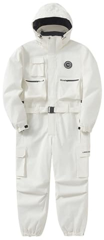 Générique Combinaison De Ski Unisexe Oversized Imperméable Chaude Snowboard Style Mono Confortable