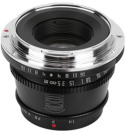 Sxhlseller 35mm F1.4 -objektiv, Flyglegeringslegering Stor öppningsmanual Fokuslins för Kamera