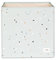 3 Sprouts - Faltbox – Stoffbox für Kallax Regal, Aufbewahrungsbox für Kinderzimmer, 33x33x33 cm - Terrazzo Grün