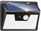 kolpop Lampe solaire exterieur avec détecteur de mouvement 140 LED, Lumiere solaire sxterieur étanche 3 Modes éclairage extérieur solaire, Lampe solaire sans fil pour jardin terrasse